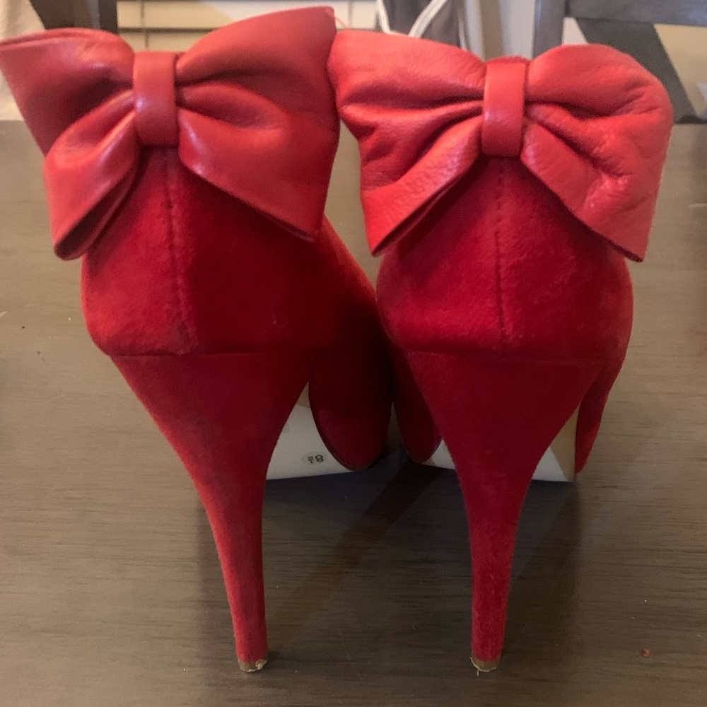 Dolce Vita Red heels with bow -Women 8.5